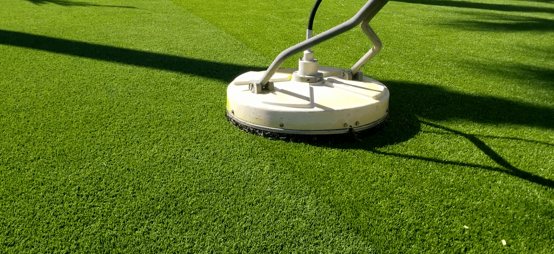 Professional artificial turf cleaning service restoring clean, fresh turf in Jacksonville